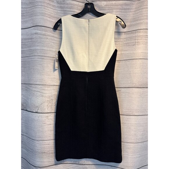 NWT 4. Collective Two-Tone Sleeveless Sheath Dress Size 4 - Picture 3 of 4